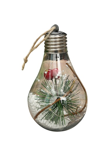 Hangfox Renkli Led Noel Topu - Dekoratif Ve Işıklı Ağaç Süsü