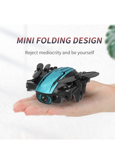 Samdoo Cs02 Mini Katlanabilir Drone: 480p Kamera, Hız Kontrolü, Headless Mod Ve İzleme Uçuşu, Çekirdekli Motor, Dahili Batarya Ve Depolama Çantası