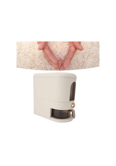 5kg Kapasiteli Pirinç Dağıtıcı, Büyük Sağlam Zarif Tahıl Kabı,