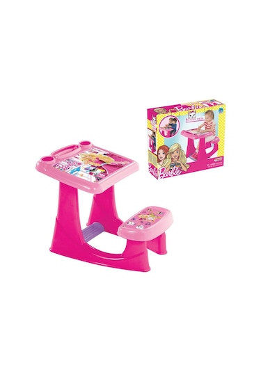 03049 Barbie Çalışma Masası Çok Renkli