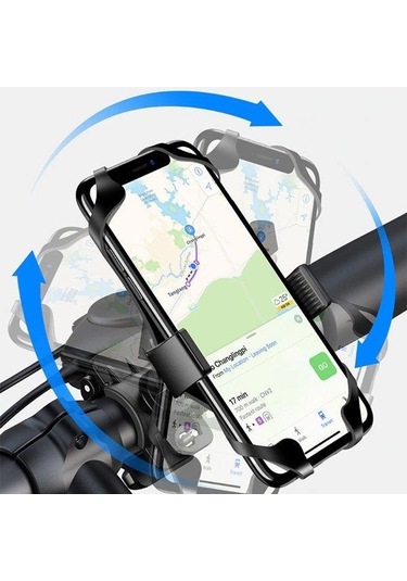 Zhltools 360 Dönerli Universal Bisiklet Telefon Tutucu