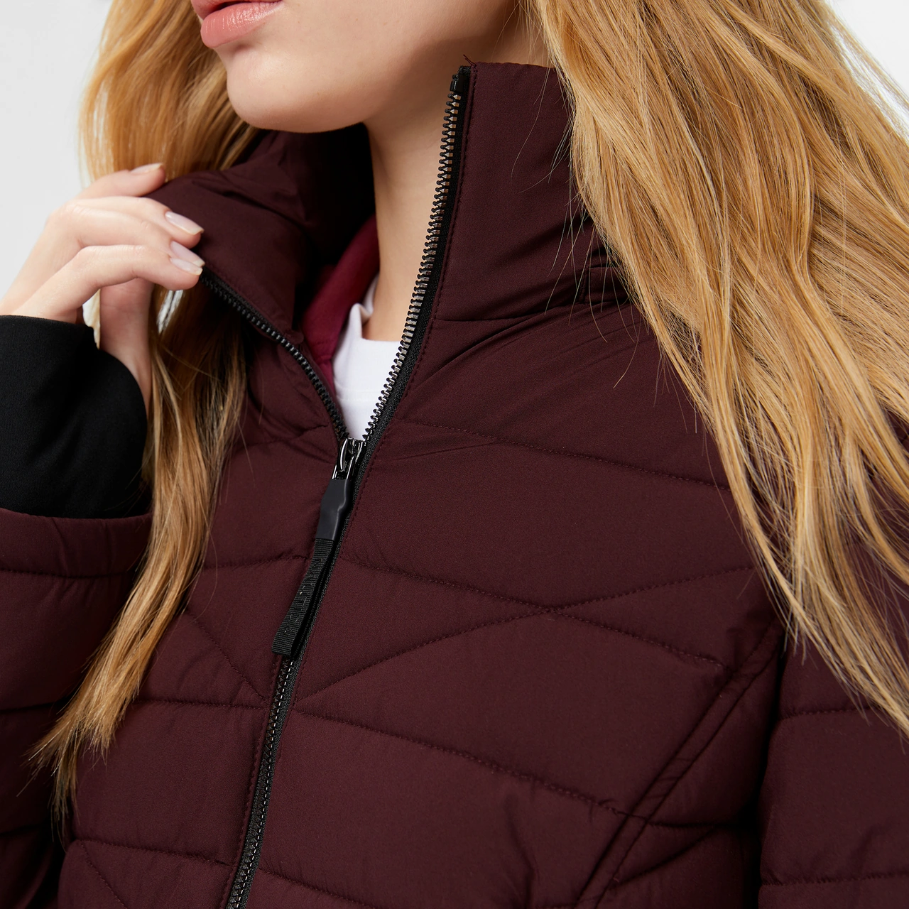 Nautica Kadın Bordo Regular Fit Mont Desenli 117003891 Bordo