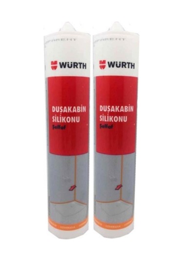 Duşakabin Silikonu Şeffaf 2'li Set