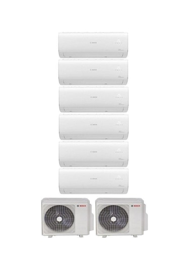 Bosch Multi Split Inverter Klima 64000 BTU 2 Dış + 2 İç Ünite (9 + 9 + 12 + 12 + 12 + 24)