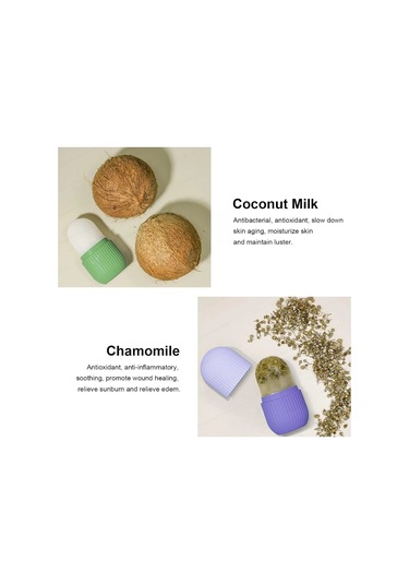 Ice Roller Buz Silindiri Terapi Etkili Yüz Masaj - Cilt Bakım Aleti 4741 Açık Mavi