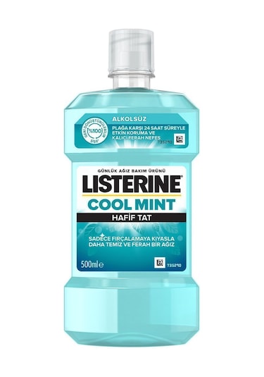 Listerine Zero Hafif Tat Ağız Bakım Suyu 500 ML
