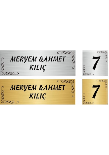 Kapı Isimliği Ve No