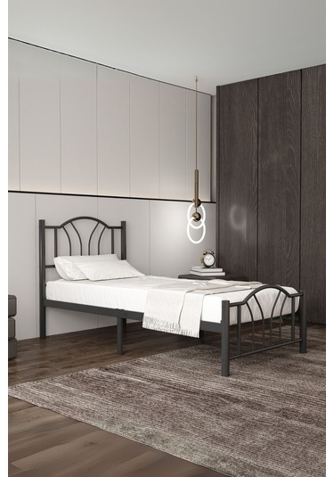 Aksviva Bella Tek Kişilik Ferforje Metal Karyola