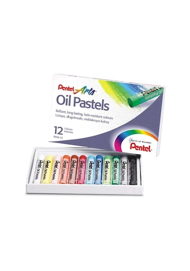 Pentel Artist Yağlı Pastel Boya Seti 12 Renk