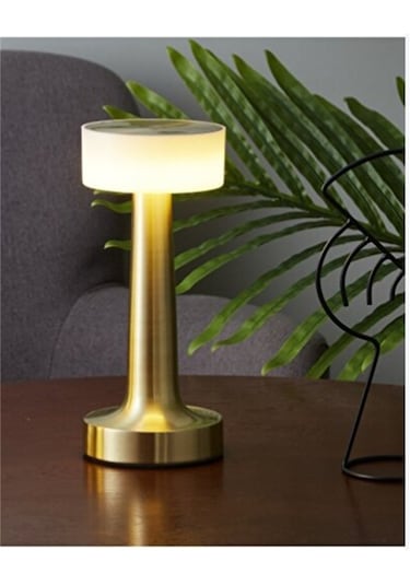 Taşınabilir Şarjlı Masa Lambası Dimmerli Dekoratif Denver Abajur