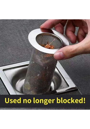 Fosenze 304 Paslanmaz Çelik Su Tüpü Filtresi - 4 Farklı Boyut, Saç Ve Artık Engelleme, Tıkanıklığı Önleme, Banyo/mutfak Uyumlu Diğer