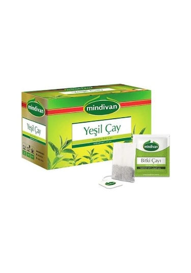 Mindivan Yeşil Çay Süzen Poşet 20'li Yeşilçay