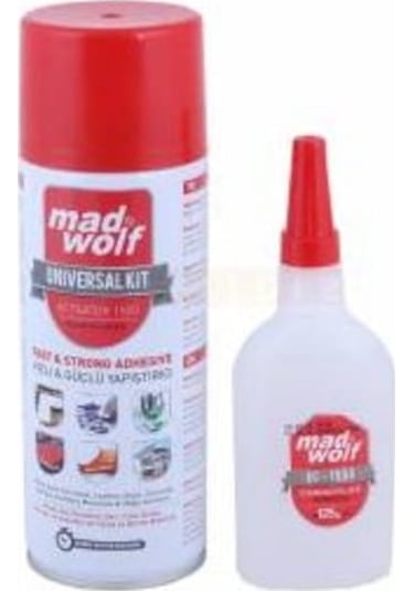 Madwolf 125Gr 500Ml Aktivatörlü Hızlı Yapıştırıcı