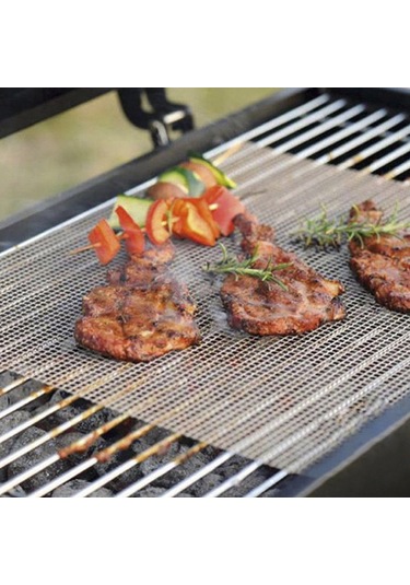 Xiyyadms 3'lü Kahverengi Ptfe Izgara Matı - Anti Yapışkan Kumaş, Yüksek Sicaklığa Dayanıklı, Yeniden Kullanılabilir, Fırın Ve Izgara İçin Çok Renkli