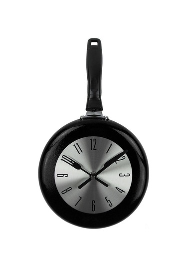 Mufunye Retro Stil 8 İnç Kırmızı Duvar Saati, Yüksek Dayanıklı Metal, Modern Dekorasyon İçin Mükemmel Seçim Çok Renkli