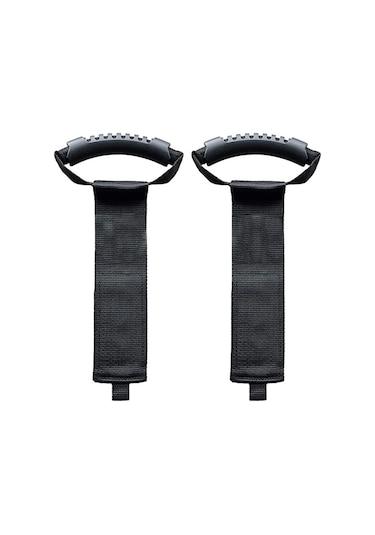 Xindoker Ağır Duty Depolama Kayışları, 25kg Yük Taşıma, Su Boruları Ve Kabloları İçin Çift Taraflı Ahşap Saplı Düzenleyici, Ev Ve Garaj İçin Yeniden Kullanılabilir Sıkma Kayış Seti 3 Adet Siyah