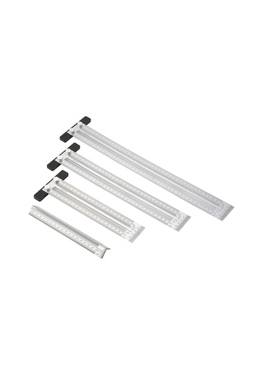 Didadodo Paslanmaz Çelik Marangoz Gönye - Düzenli Dik Açılı Hassas Ölçüm Cetveli