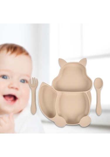 Suntek Silikon Bebek Tabağı Bej