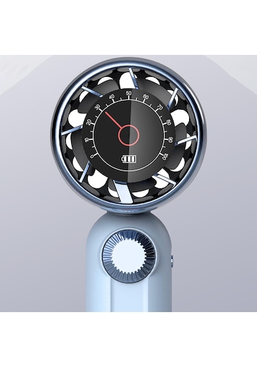 Şarj Edilebilir Usb Fan Güçlü Hava Sirkülasyonu Sessiz Çalışma Fan Usb Masa Fanı 4000mah Pil Fan Güçlü Hava Akışları Fan