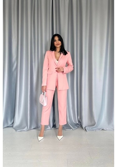 Pudra Ceket Takım Pudra