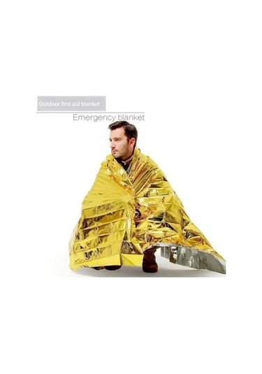 2 Kişi Acil Barınak Bivy Survival Çadır Kiti Mylar Tüp Çadır Uyku Tulumu Su Geçirmez Açık Sos Termal Battaniye Kullanımlık Kahverengi