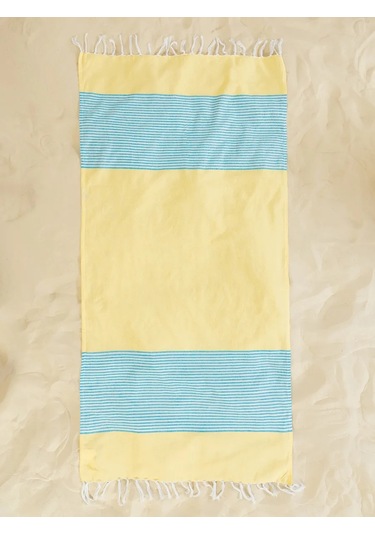 Gang Büyük Plaj Havlusu 90x180 Cm Pamuk Hint 391946228 Gri