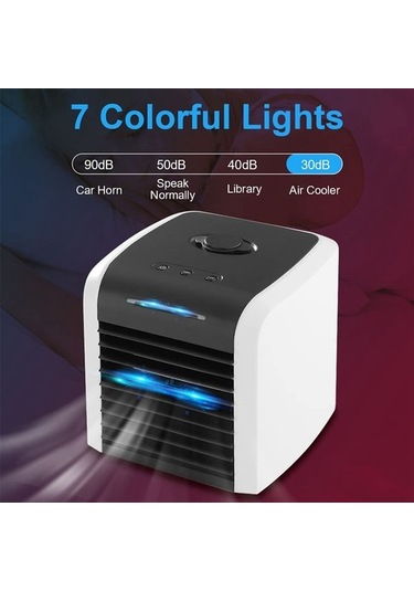 Taşınabilir Klima, Mini Kişisel Evaporatif Hava Soğutucu Masa Fanı 1962 Renkli