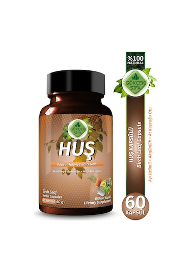 Gökçek Şifa Huş (Betula Pendula Capsule) 60 Kapsül