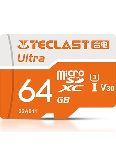 Sones Teclast U3 Ultra Yüksek Hızlı Tf Kart / Micro Sd Kart, Bellek: 64 Gb