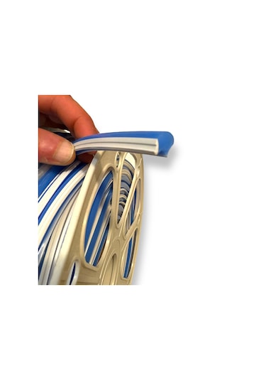 Ikinci Nesil Mavi Difüzör 5 Metre 6mm Neon Led Silikon Şerit Kapağı Led Şerit İçermez