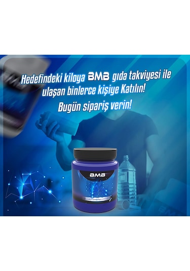 BMB Kilo-Almaya Yardımcı Gıda Takviyesi 1 KG 1000 Gr + Shaker Bardak