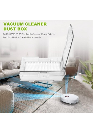 Xurunkeji Roborock S7 S7maxv T7s T7s Plus Yeni Toz Kutusu Elektrikli Süpürge Robotik Parçaları Robot Toz Kutusu Filtre Aksesuarları İle