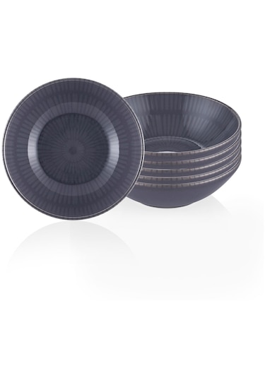 The Mia Noon Kase 6lı Set Gri 15 Cm