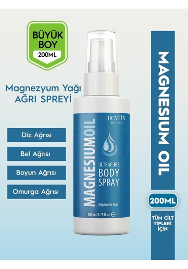 Beauty Magnezyum Yağı Magnesium Oil 200 Ml