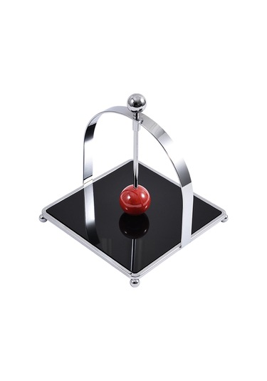 Suntek Magideal Masa Yemek Stil B Kare Peçetelik Siyah