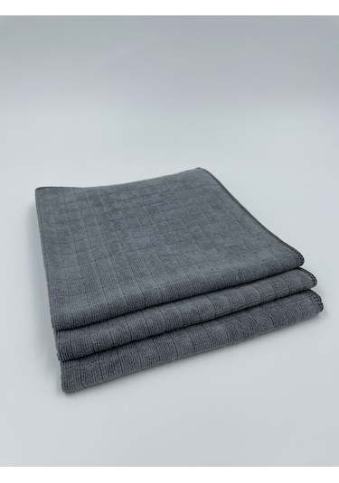 Evona Home Missclean Mikrofiber Mutfak Bezi Gri 3'lü 40 x 40 CM