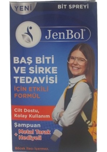 Jenbol Bit Spreyi 100 ML + Şampuan 150 ML + Çelik Tarak