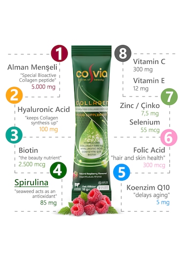 Cosvia Collagen Hidrolize Peptid 4 Pk. 120 Saşe 4 Aylık