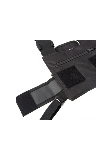 Jokmae Nylon Göğüs Çantası Radyo Taşıma İçin, 600d Dayanıklı, Hafif, Toz Geçirmez, Siyah