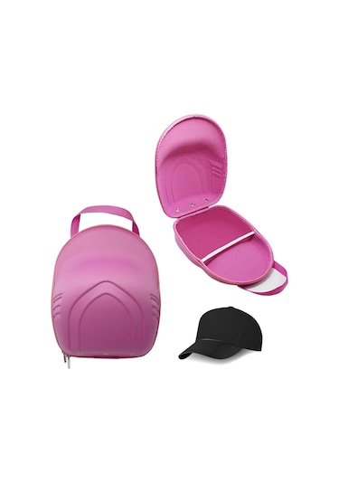 Suntek Şapka Kapağı Seyahat Çantası Eva Taşıyıcı Pembe