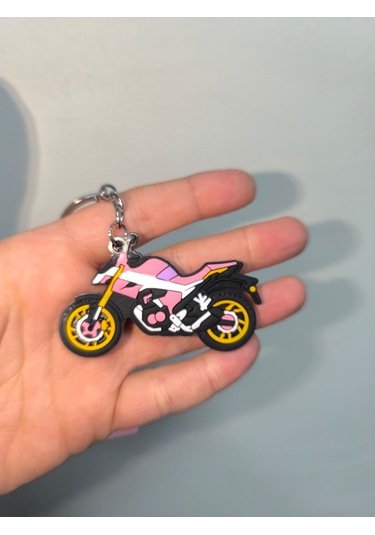 Silikon Kaliteli Motosiklet Anahtarlığı Esnek, Dayanıklı Ve Şık Tasarım