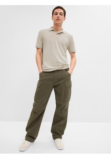 Gap 586306000 F-logo Pk Erkek Polo Tişört Bej