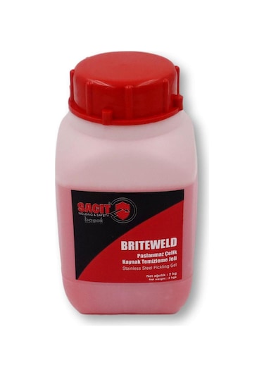 Brıteweld Paslanmaz Çelik Yüzey Temizleme Jeli - 2 Kg Utı000061t