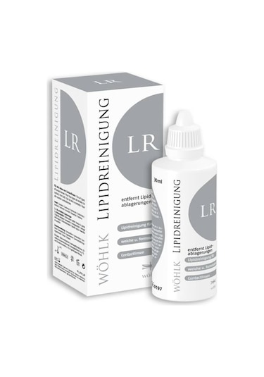 Wöhlk Lipid Deposit Cleaner Sert ve Sclarel Lens Temizleme Sıvısı 30 ML