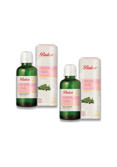 Balen Tespih Ağacı Yağı Neem Yağı 2 x 50 ML