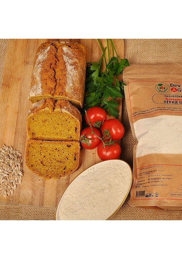 Devrekani Deva Gıda Atatohum Ekşi Mayalı Zerdeçallı Siyez Ekmeği 500 G