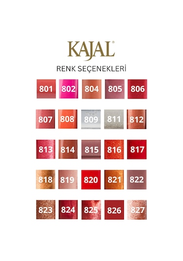 Kajal Likit Ruj & Liquid Lipstick No 809 Beyaz