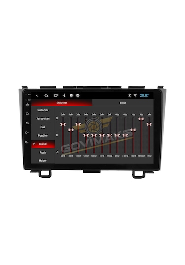 Honda Crv 2007-2012 8 Gb Ram 128 Gb Hafıza Androıd Multımedıa Teyp