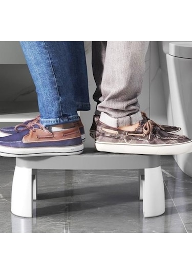 Flybuy Erkek Kadın Hemoroid Kolay Kabızlık Çözümü Ergonomik Tuvalet Taburesi Sağlıklı Bağırsak Hareketleri Siyah Siyah