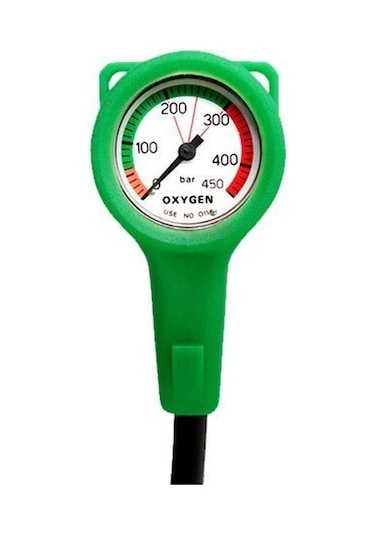 Kraken Gösterge Basınç Ölçer Oxygen. 52 MM Komple Yeşil